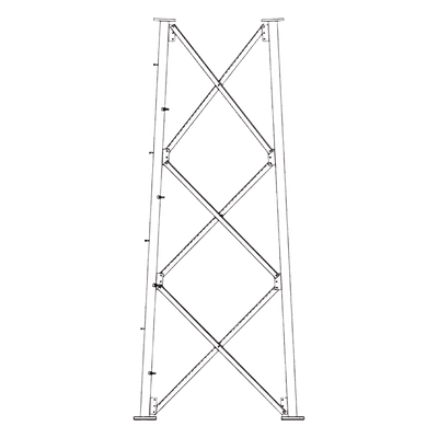 Sección 11 Base para Torre Autosoportada línea SSV (Código de Fábrica: 11N332)