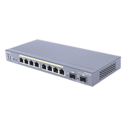 Switch PoE Administrable de 8 puertos Gigabit 802.3 af de 61.6 W y Controlador para 50 Puntos de Acceso Serie Neutron/EnTurbo.