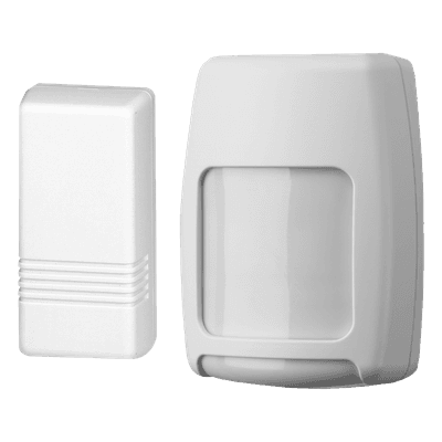 Kit de expansión inalámbrica con 7 contactos magnéticos y 3 detectores de movimiento PIR para panel de intrusión
