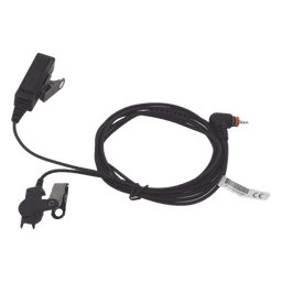 Micrófono-Audífono de Vigilancia / 2 Cables / Tubo Acústico Grado Médico / Conector 2.5 mm / PTT Remoto