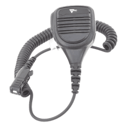 Micrófono-Bocina para Intemperie / IP54 / Cable Kevlar 40 kg / PTT para Guantes / Clip 360° / Conector M11
