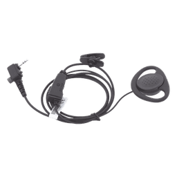 Micrófono de Solapa con Auricular de Gancho / 50 Hz - 10 kHz / 2.2 kΩ / 100 Ω / 1.64 ft Cable
