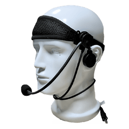 Auriculares Militares / Micrófono Boom Flexible / IP67 / PTT Superficie Amplia / MIL-STD-810 / Conector H04