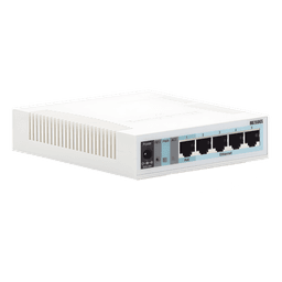 Switch Mikrotik 5 puertos Gigabit Ethernet y 1 SFP