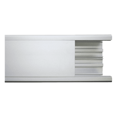 Canaleta de aluminio / 99 x 72 mm / 3 m (9.84 ft) / Área 6,334 mm² / -20°C a 120°C