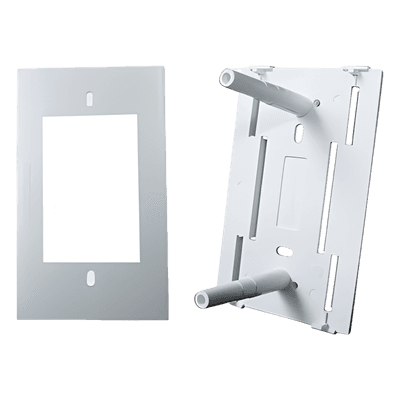 Tapa universal y soporte / ABS auto-extinguible / Aluminio anodizado / -20°C a 120°C / 0.070 kg