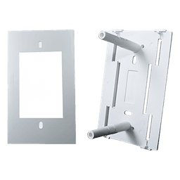 Tapa universal y soporte / ABS auto-extinguible / Aluminio anodizado / -20°C a 120°C / 0.070 kg