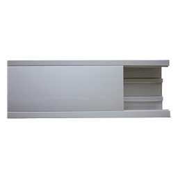 Canaleta de aluminio, 100 x 51 mm, tramo de 3m. (8401-81300)