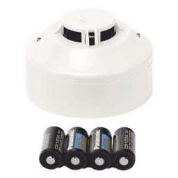 Detector Fotoeléctrico Inalámbrico Direccionable / Red Mallada SWIFT 902-928 MHz / Base B501W Incluida / 4 Baterías CR-123A / Vía Gateway W-GATE