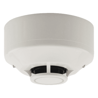 Detector de calor inalámbrico / Termovelocimétrico + fijo 135 °F (57 °C) / Tasa 15 °F/min / Red mallada 902-928 MHz / Base incluida