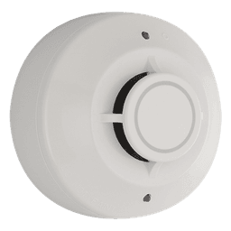 Detector de calor inalámbrico / Termovelocimétrico + fijo 135 °F (57 °C) / Tasa 15 °F/min / Red mallada 902-928 MHz / Base incluida