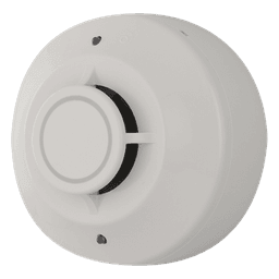 Detector de calor inalámbrico / Termovelocimétrico + fijo 135 °F (57 °C) / Tasa 15 °F/min / Red mallada 902-928 MHz / Base incluida
