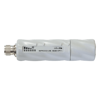 (Groove 52)  Cliente y PtP en 2.4 y 5GHz 802.11 a/b/g/n Conectorizado, Hasta 500mW