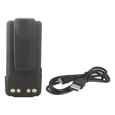  Batería con cargador USB integrado de Li-Ion 2600MAH  con clip  para radios XPR3300/3500 
