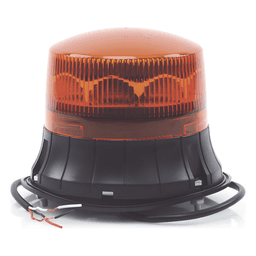 Burbuja LED giratoria de color ámbar, 9 LEDs, montaje permanente