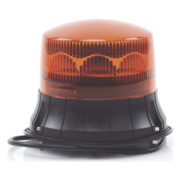 Burbuja LED giratoria de color ámbar, 9 LEDs, montaje permanente