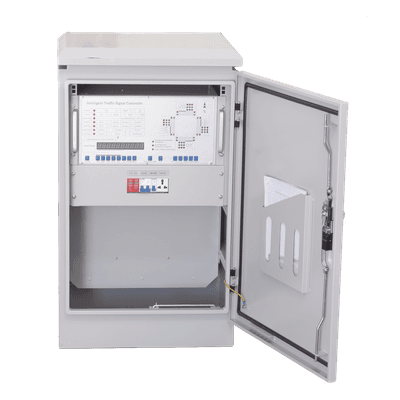 Controlador de tráfico / 22 salidas independientes / Software integrado / 85-265 VAC / 10 W / Intersecciones viales completas