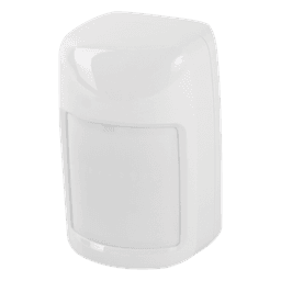 Detector de movimiento PIR cableado para interior con inmunidad a mascotas hasta 36 kg y cobertura de 12 x 17 m