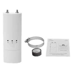 Radio Estación Base de hasta 500 Mbps, Frecuencia de 4.9-6.4 GHz, IP67, 2x2:2 MIMO, Monitoreo a través de la nube, Adaptación automática al entorno.
