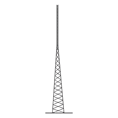 Torre Autosoportada Tubular ROHN de 33 metros Linea SSV HEAVY DUTY.