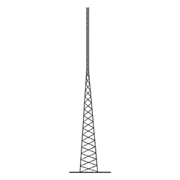Torre Autosoportada ROHN de 12 metros Linea SSV HEAVY DUTY.