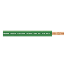 Cable THW-LS / Calibre 6 AWG / 19 Hilos / Color Verde / Bobina 100 m (328 ft)