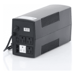UPS Línea Interactiva / 850 VA / 510 W / AVR 80-150 Vca / 4 Tomas NEMA 5-15R / Onda Senoidal Simulada