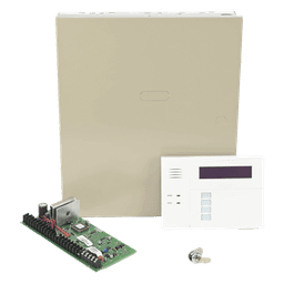 Panel de Control de Intrusión / 48 Zonas / 8 Cableadas + 40 Inalámbricas / 3 Particiones / Teclado Alfanumérico con Receptor Integrado / 16 Salidas Programables