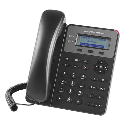 Teléfono IP SMB de 2 Líneas, 1 cuenta SIP con 3 teclas de función programables y conferencia de 3 vías. PoE