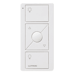 Control remoto Pico / 3 botones con subir/bajar y favorito / RF 431-437 MHz / alcance 9 m entre muros / batería CR2032 10 años / Caseta, RadioRA 2, HomeWorks QS
