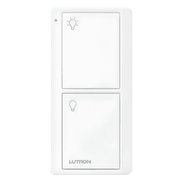 Control remoto inalámbrico Pico de 2 botones para encender y apagar luces, usable como control de mano o de pared, compatible con Caseta Wireless, RadioRA 2 y HomeWorks QS