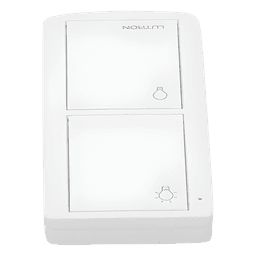 Control remoto inalámbrico Pico de 2 botones para encender y apagar luces, usable como control de mano o de pared, compatible con Caseta Wireless, RadioRA 2 y HomeWorks QS