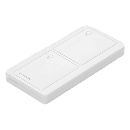 Control remoto inalámbrico Pico de 2 botones para encender y apagar luces, usable como control de mano o de pared, compatible con Caseta Wireless, RadioRA 2 y HomeWorks QS