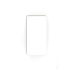 Placa de pared Claro de 1 espacio sin tornillos visibles, acabado blanco brillante, para atenuadores e interruptores Lutron de estilo decorador