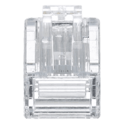 Plug RJ45 Cat5e, Para Cable UTP de Calibres 24-26 AWG, Chapado en Oro de 50 Micras, Paquete de 50 Piezas