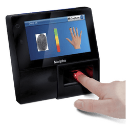 Lector de huella biométrico / Control de acceso y asistencia / IP65 / PoE / Pantalla táctil / 5000 usuarios / Mifare integrado