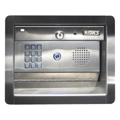Access PLUS DKS / Atienda la puerta aún sin estar en casa! / Interfon telefónico / 27 números celulares / Control de acceso / 2 puertas / Lineas A/D