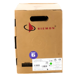 Bobina de Cable UTP Reelex, de 4 Pares, Alto Desempeño Cat6, LS0H (Bajo Humo, Cero Halógenos), Color Violeta, 23 AWG, 305 Metros (1000 Pies)