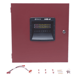 Panel de control de alarma contra incendio convencional de 2 zonas, compatible con detectores serie i3