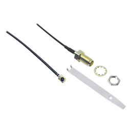 Cable adaptador / conector U.FL a SMA hembra / para comunicadores GSMX, GSMV, VISTA-GSM, LYNX Plus y LYNX Touch