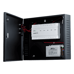 Controlador de Acceso 2 Puertas / 20,000 Huellas / 30,000 Tarjetas / ADMS PUSH / TCP/IP / Gabinete y Fuente 12V/5A