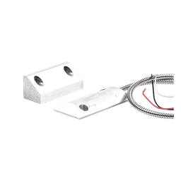 Contacto Magnético para Piso Uso Rudo / Salida Dual NC/NA / GAP 65 mm (2.5 in) / Aluminio / Cable Blindado 55 cm / UL & CE