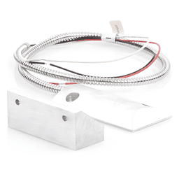 Contacto Magnético para Piso Uso Rudo / Salida Dual NC/NA / GAP 65 mm (2.5 in) / Aluminio / Cable Blindado 55 cm / UL & CE