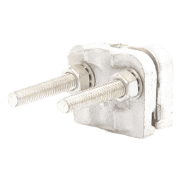 Conector Antivandálico de Varilla a Cable / Bronce Estañado / Varilla 5/8" a 1" / Cable Calibre 4 a 3/0 / Tubería 3/8" a 3/4"