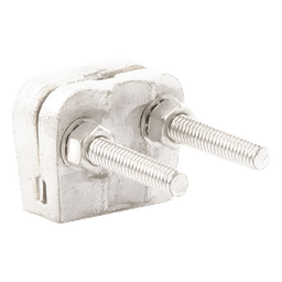 Conector Antivandálico de Varilla a Cable / Bronce Estañado / Varilla 5/8" a 1" / Cable Calibre 4 a 3/0 / Tubería 3/8" a 3/4"