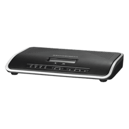 Conmutador IP-PBX de 4 puertos FXO + 2 FXS, 45 llamadas concurrentes, 500 usuarios y doble puerto Gigabit