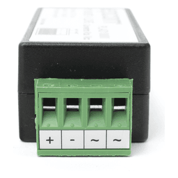 (2 en 1) Convertidor de Energía 24 Vca a 12 Vcc (CA a CD) y Filtro Contra Ruido para Cámaras / Voltaje de Entrada 20~30 Vca / Salida 12Vcc @ 1 A / ENVIO DE ENERGIA A LARGAS DISTANCIAS / Terminales Tipo Tornillo. 