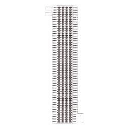 Bloque de Conexión S66, Capacidad de 50 Pares, Cat5e, Para Cable Sólido 22 a 26 AWG