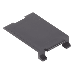 Inserto Ciego Para Placas de Pared MAX y 10G MAX, Color Negro, Bolsa con 10 Piezas