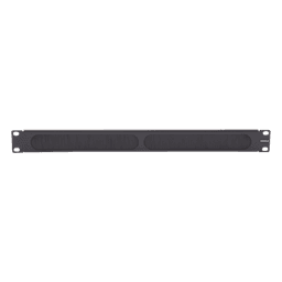 Panel Ciego para Rack 19" / Cepillo de Nylon para Paso de Cables / Aislamiento Térmico / 1UR / Aluminio 0.060" / EIA/TIA-310-E